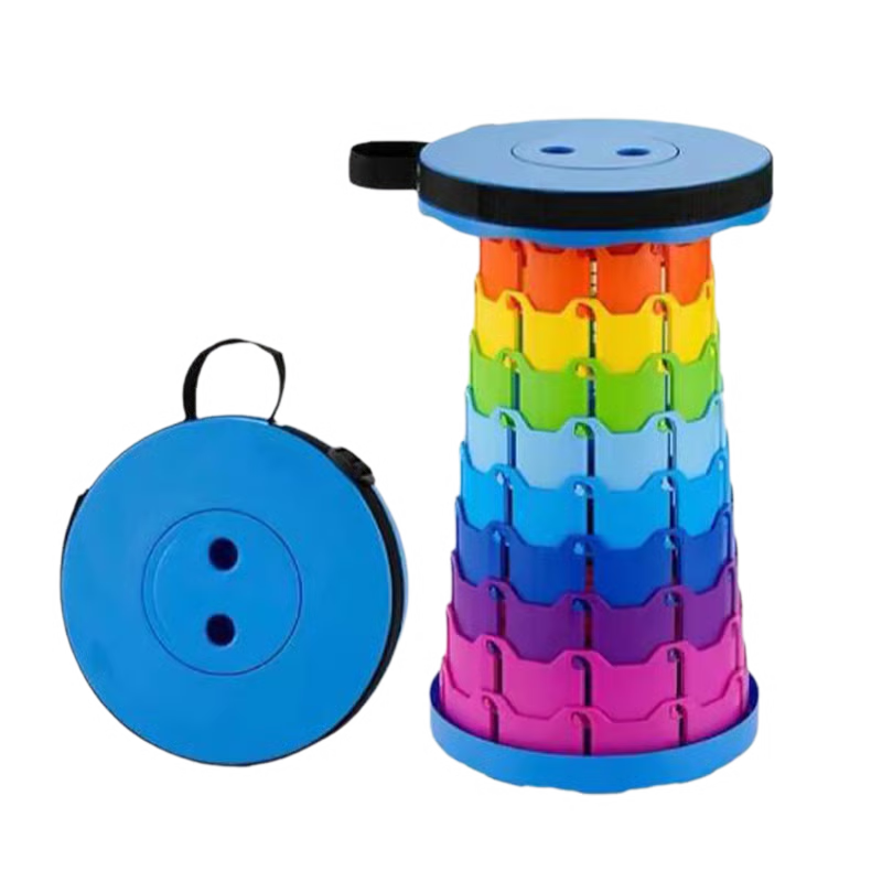 Upgraded Portable Collapsible Telescopic Stool