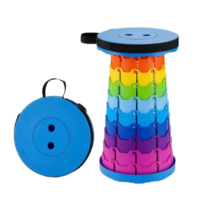 Upgraded Portable Collapsible Telescopic Stool