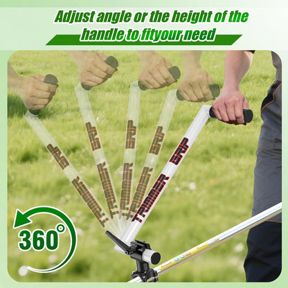 TRIMMER GRIP -Ergonomic Weed Eater Handle Extension