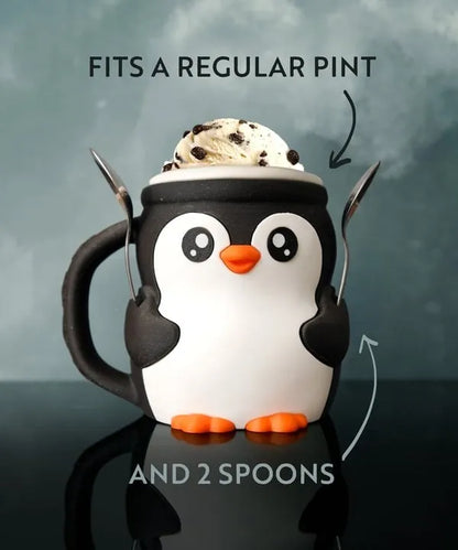 (🎁Last Day 49% OFF)🐮Ferdinand, the Highland Cow Ice Cream Pint Holder🍨🍦🍧