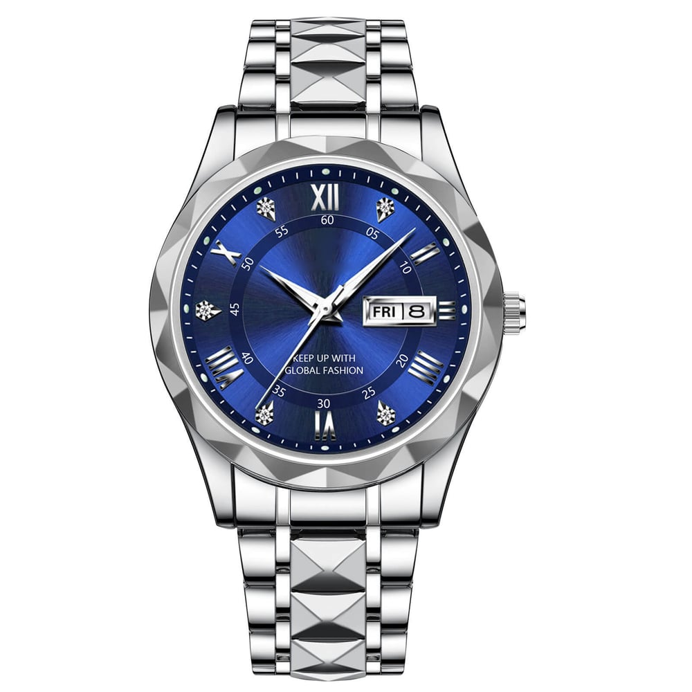 Last Day 75% OFF - Waterproof Luminous Stainless Steel Two-tone Quartz Men's Watch