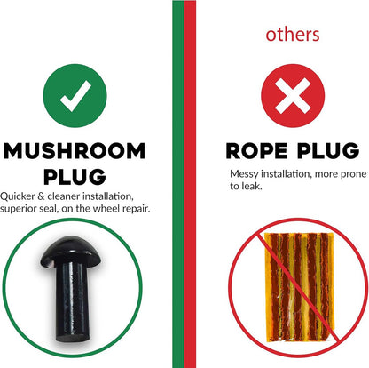 Tubeless Tire Pocket Plugger Repair Kit