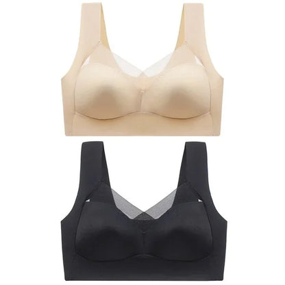 Fashion Deep Cup Bra Summer Sexy Push Up Wireless Bras (Size Runs The Same As Regular Bras)