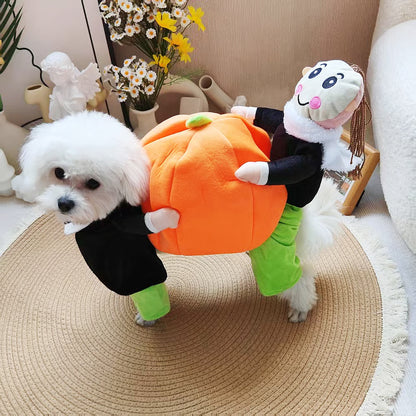 (🎃Early-Halloween Hot Sale-49%OFF) Pet Dog Pumpkin Halloween Costume