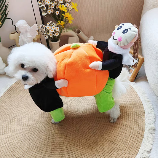 (🎃Early-Halloween Hot Sale-49%OFF) Pet Dog Pumpkin Halloween Costume