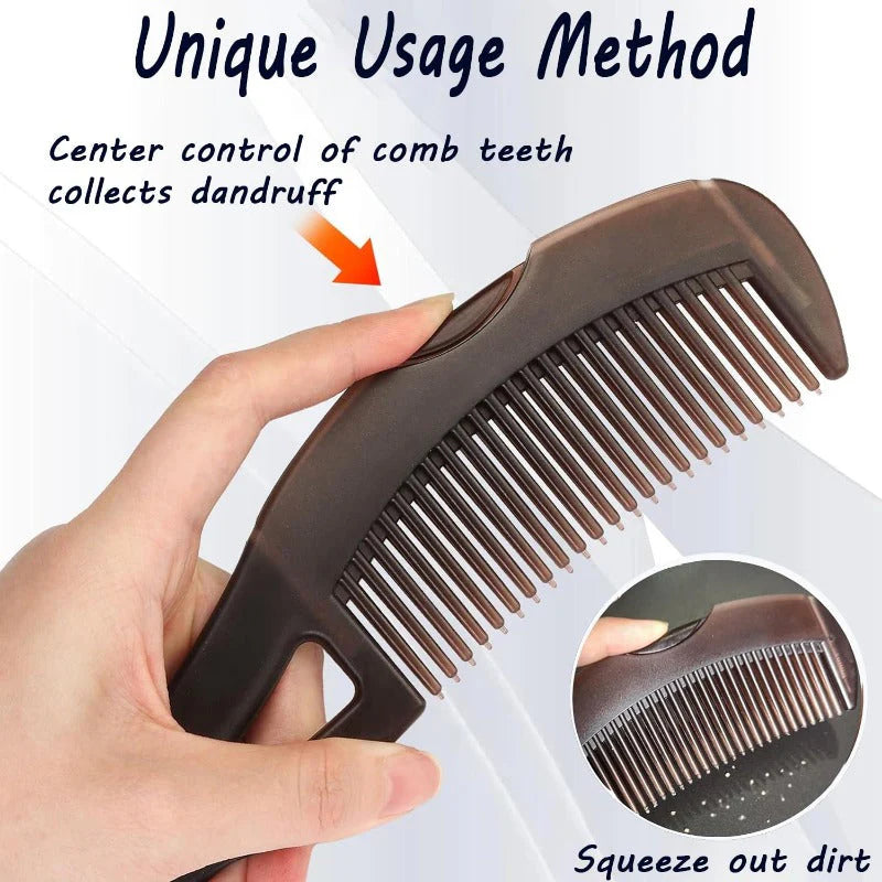 YOPOLL Scalp Exfoliating Comb – Dandruff Removal & No-Wash Massage Tool for Flaky, Oily Scalp Relief