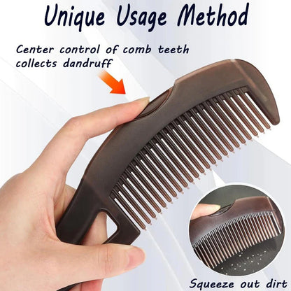 YOPOLL Scalp Exfoliating Comb – Dandruff Removal & No-Wash Massage Tool for Flaky, Oily Scalp Relief