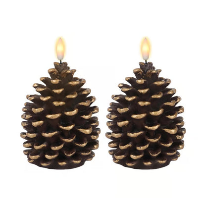 ✨Flameless Pinecone Candles