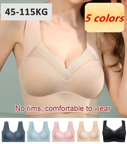 Fashion Deep Cup Bra Summer Sexy Push Up Wireless Bras (Size Runs The Same As Regular Bras)
