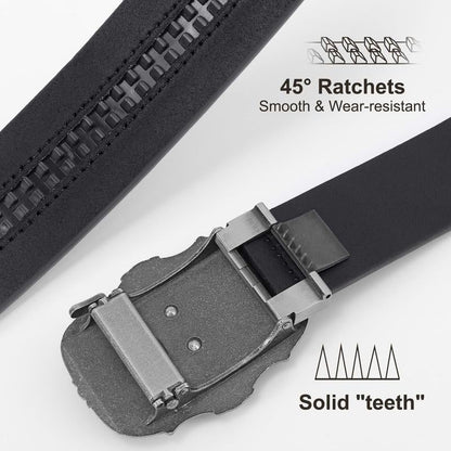🔥LAST DAY 49% OFF - Adjustable Ratchet Western Belt (With Western Buckle)