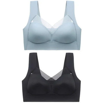 Fashion Deep Cup Bra Summer Sexy Push Up Wireless Bras (Size Runs The Same As Regular Bras)