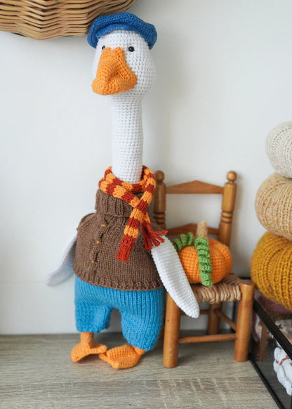 Handmade Crochet Goose