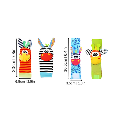 RattleStar Premium Baby Hand and Foot Rattle Set