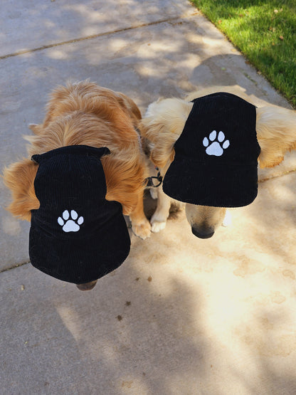 Fashionable Corduroy Dog Hat
